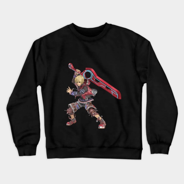 Anime Warrior Crewneck Sweatshirt by Cherryhell Visual Project